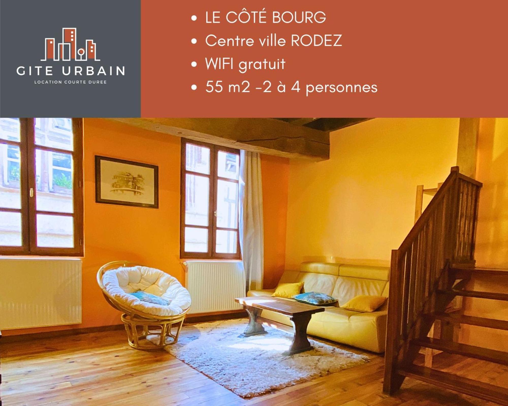 Gite Urbain - Cote Bourg Rodez Exterior photo